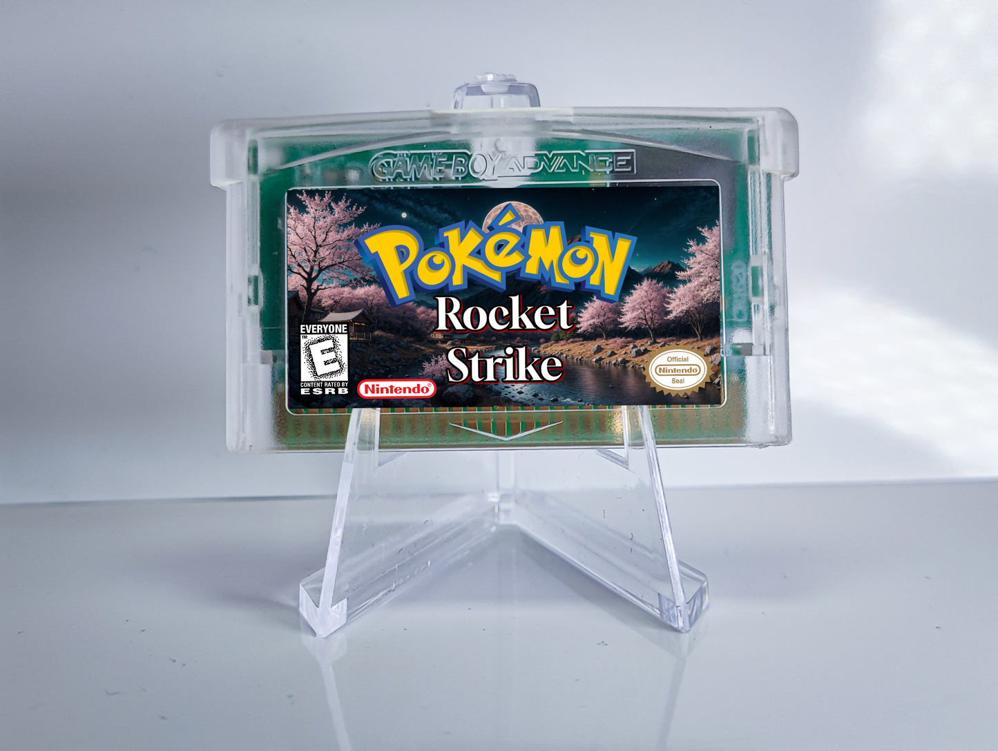 Pokemon Rocket Strike GBA ROM Hack Cartridge (RTC Option)