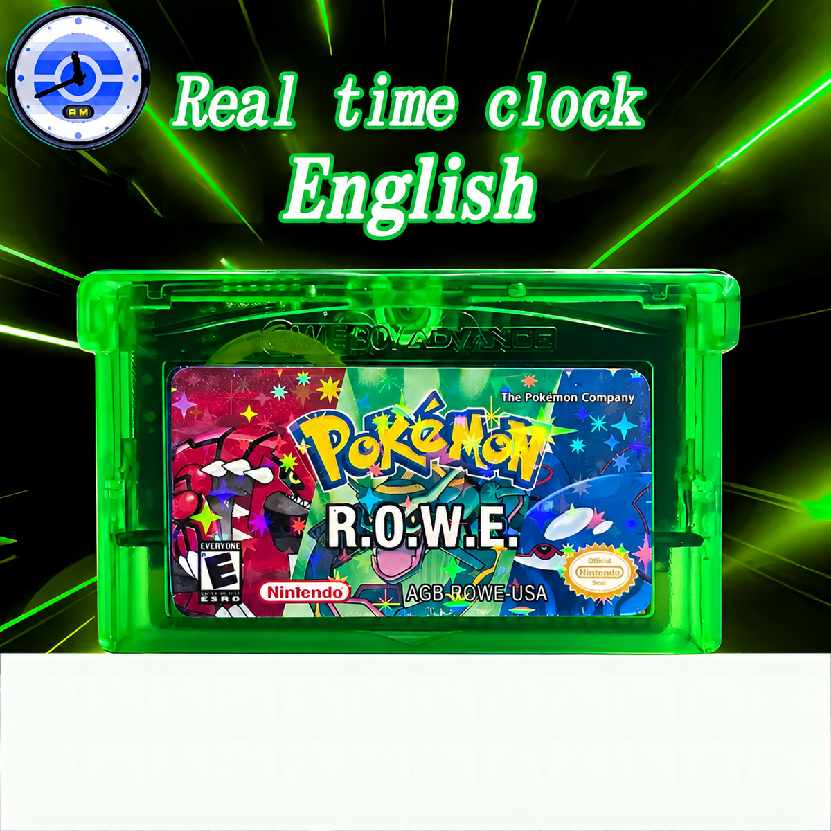 Pokemon R.O.W.E With RTC (Limited Edition Holographic)
