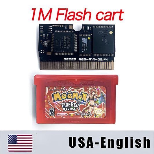 Pokemon Moemon FireRed Revival 1M Flash (Limited Edition Holographic)