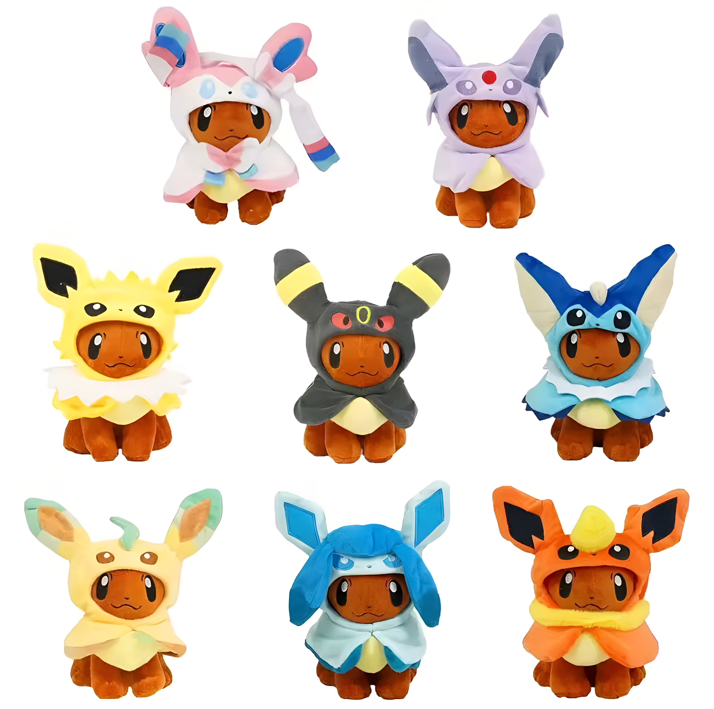 Eevee Eeveelution Cosplay Plushie