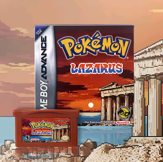 (Limited Edition) Pokemon Lazarus GBA ROM Hack Cartridge With Box (RTC)