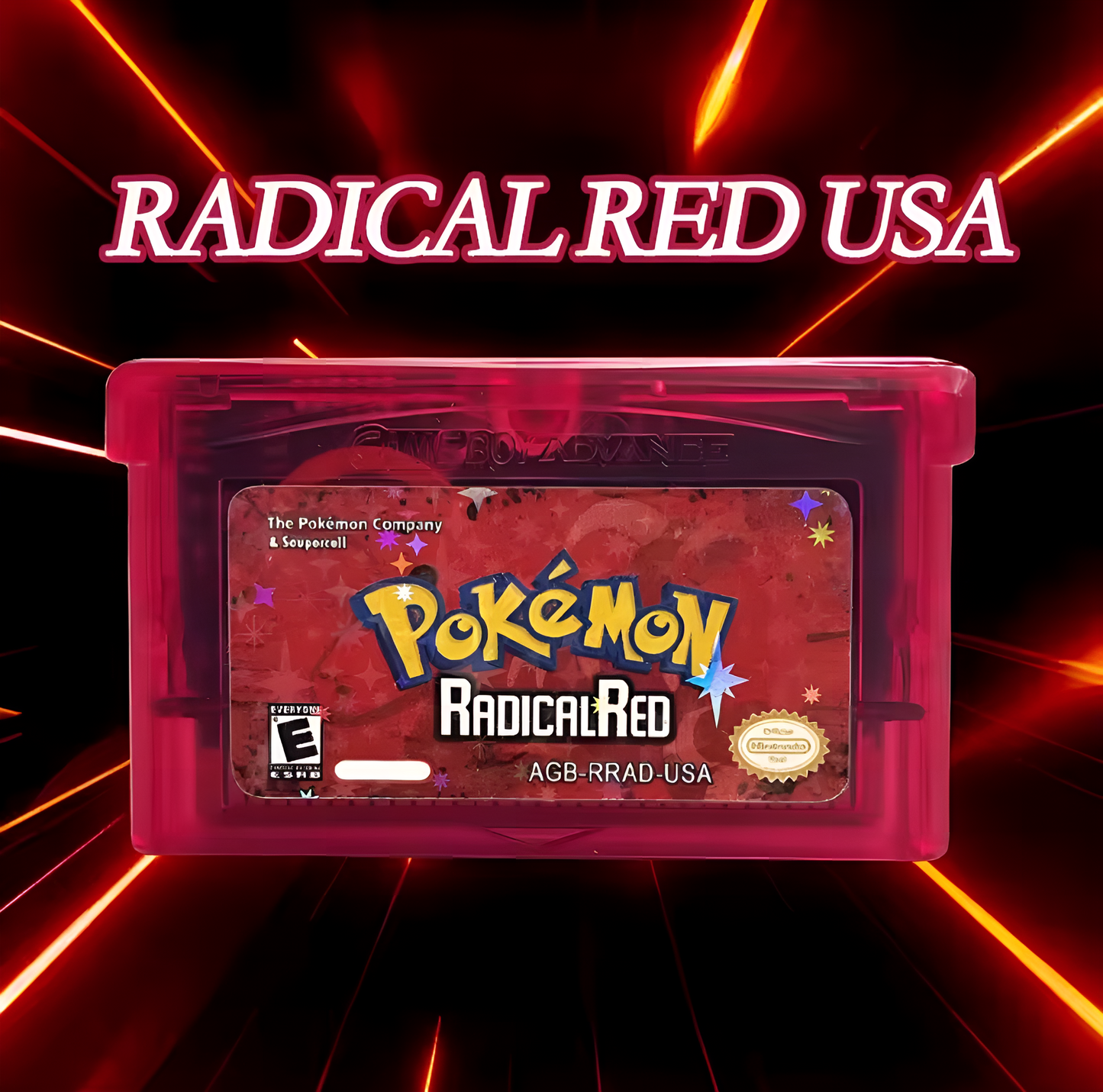 Pokemon Radical Red With RTC (Limited Edition Holographic)