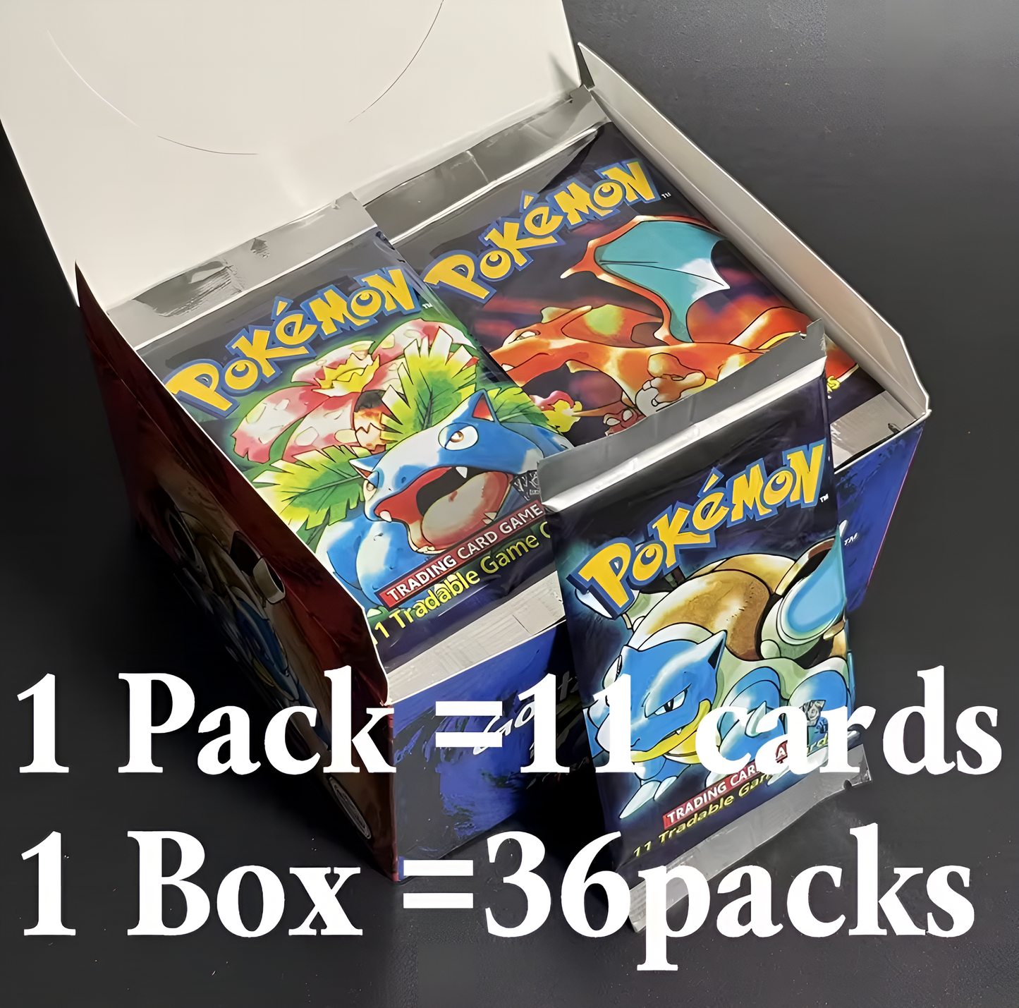 Pokemon 1999 Base Set First Edition Box (Proxy)