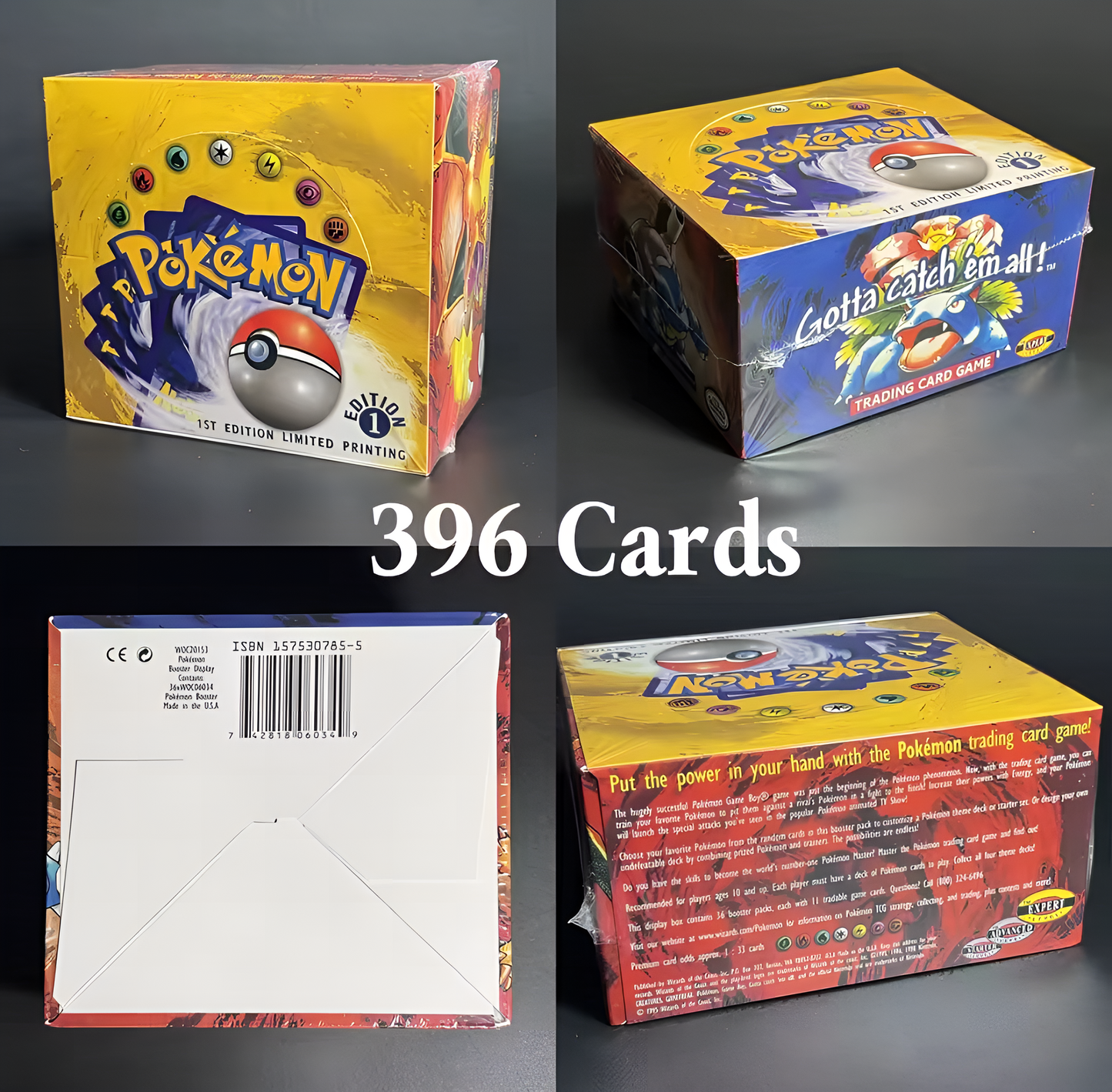 Pokemon 1999 Base Set First Edition Box (Proxy)