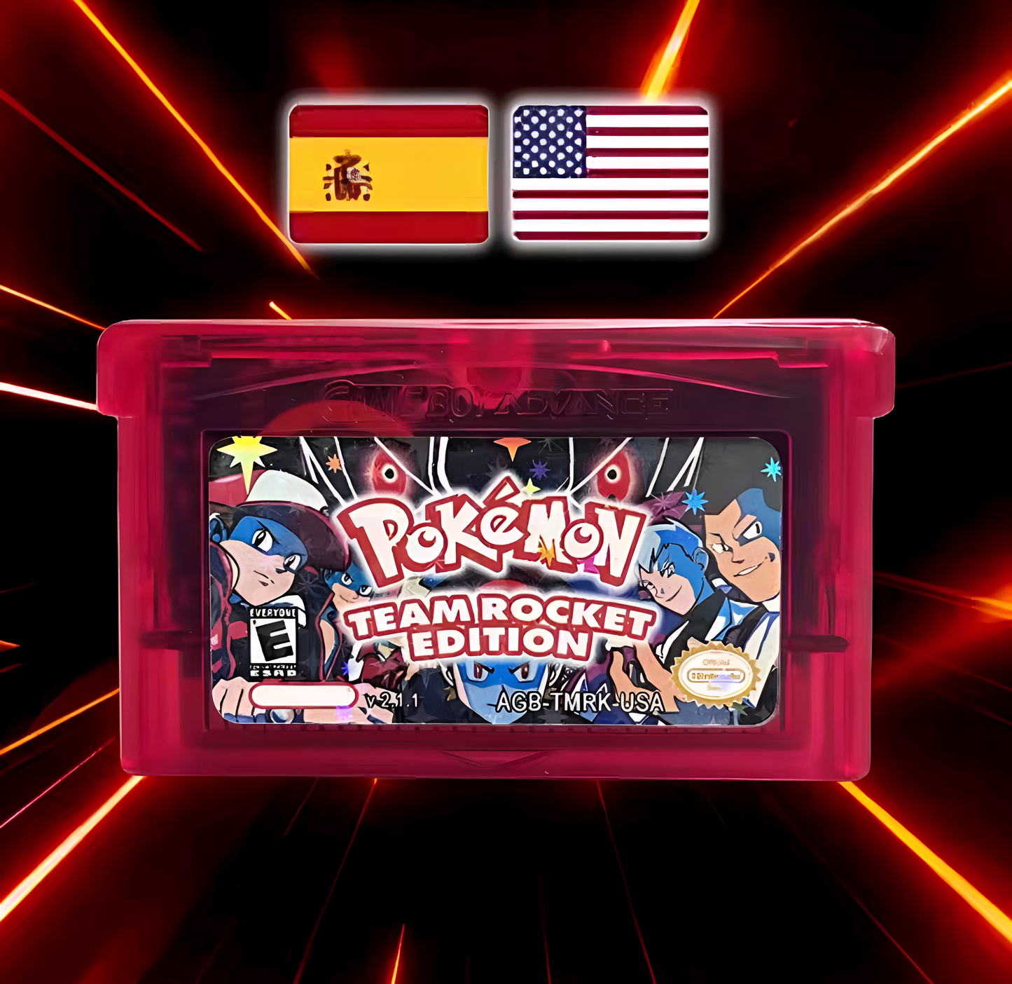 Pokemon Team Rocket Edition With RTC (Limited Edition Holographic)