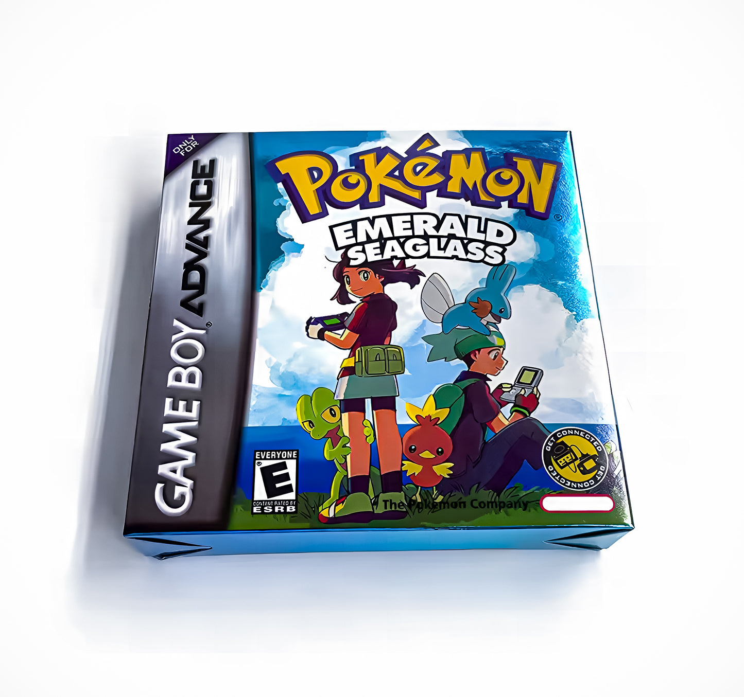 (Limited Edition) Pokemon Emerald Seaglass GBA ROM Hack Cartridge With Box (RTC)