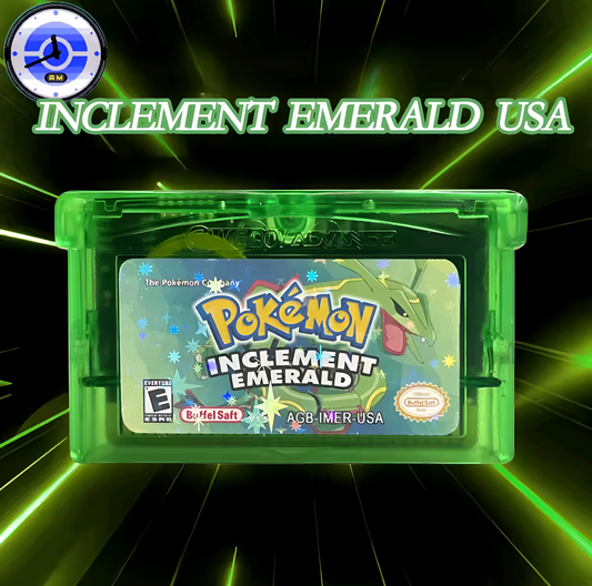 Pokemon Inclement Emerald With RTC (Limited Edition Holographic)