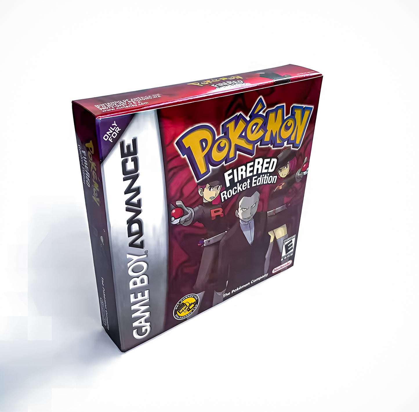 (Limited Edition) Pokemon FireRed Rocket Edition GBA ROM Hack Cartridge With Box (RTC)