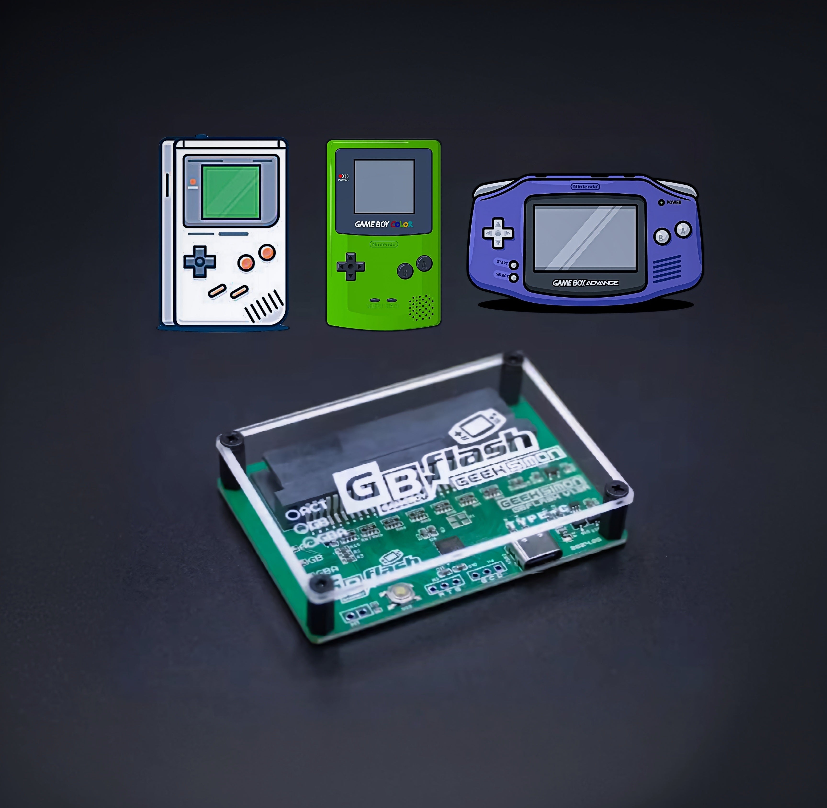 Genuine GBFlash v1.3a GB/GBC/GBA Flash Burner (Reader/Writer ...