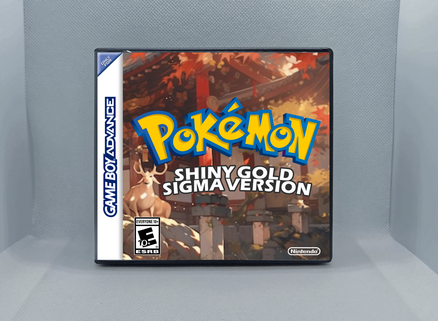 Pokemon Shiny Gold Sigma GBA ROM Hack Cartridge (Case & RTC Option)