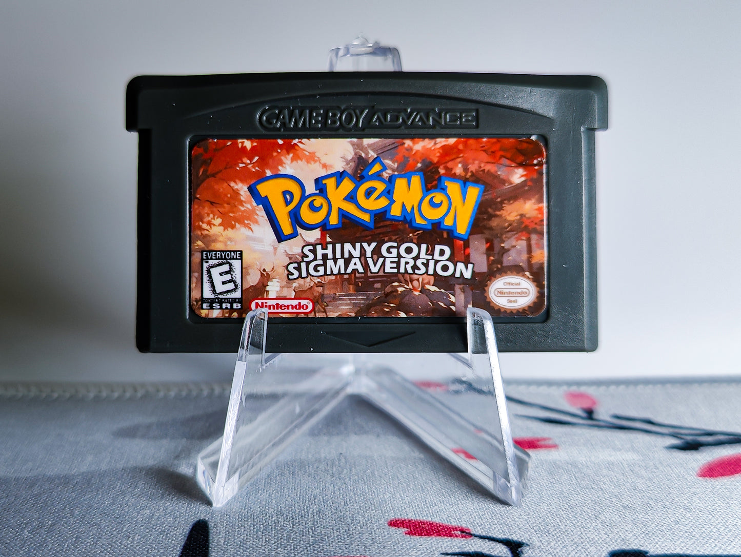 Pokemon Shiny Gold Sigma GBA ROM Hack Cartridge (Case & RTC Option)