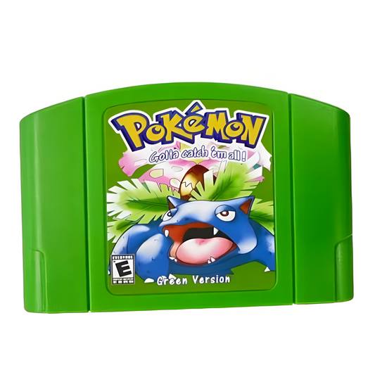 Pokemon Green N64 Cartridge (NTSC)