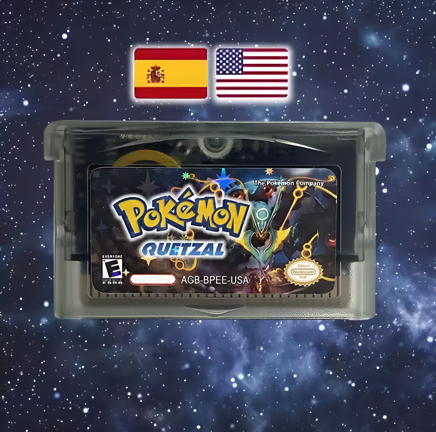 Pokemon Quetzal With RTC (Limited Edition Holographic)