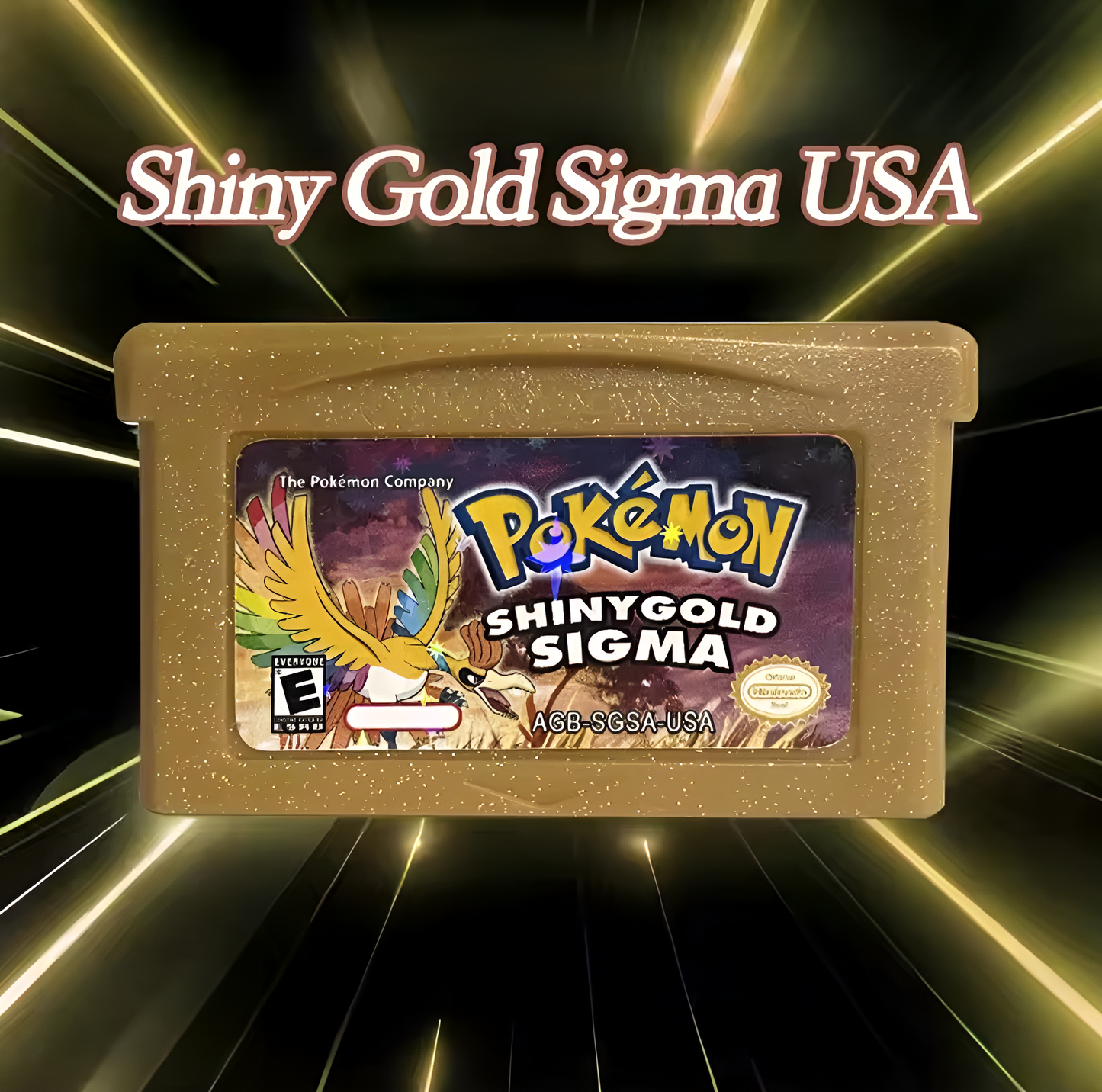 Pokemon Shiny Gold Sigma (Limited Edition Holographic)